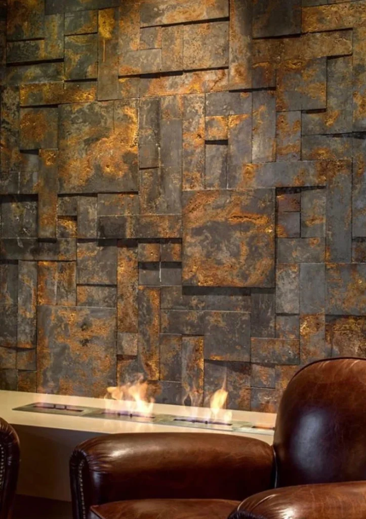 Pared metales puros