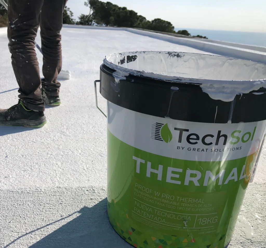 Revestimiento pintura térmica